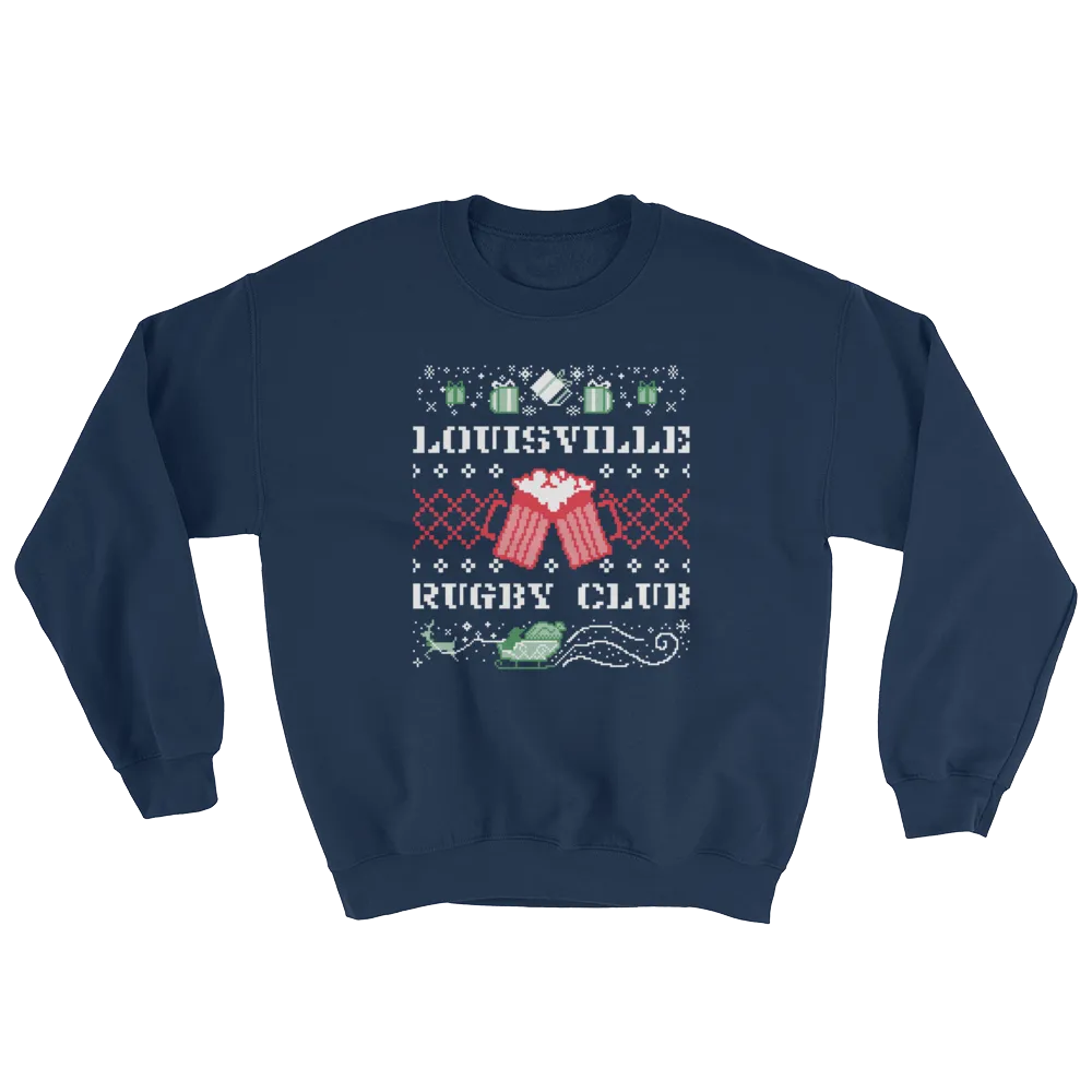 Louisville Rugby Club Ugly Christmas Sweatshirt