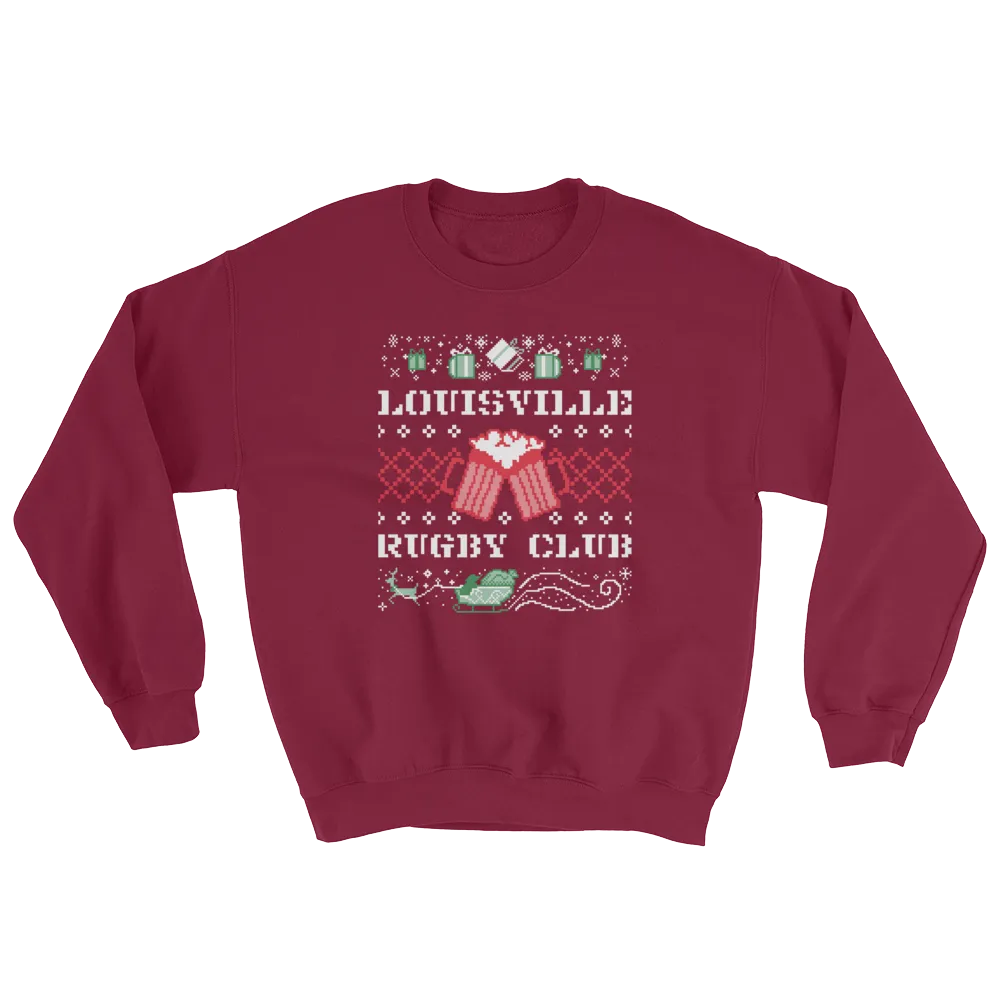 Louisville Rugby Club Ugly Christmas Sweatshirt