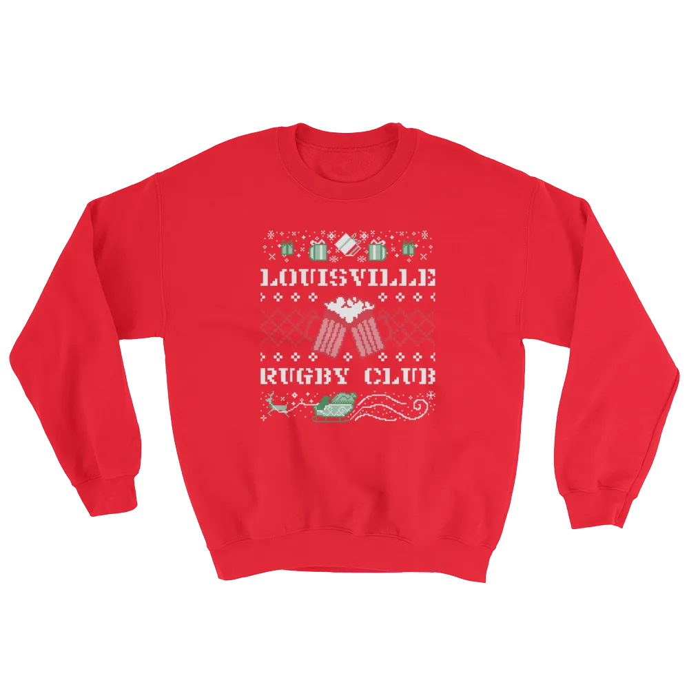 Louisville Rugby Club Ugly Christmas Sweatshirt