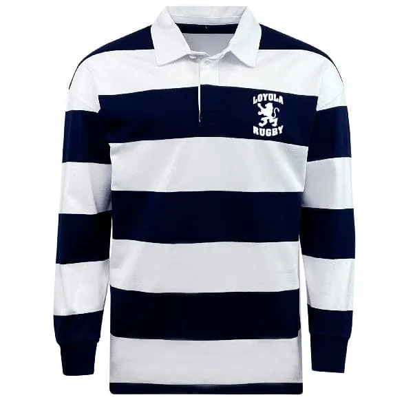 Loyola Rugby Classic Long Sleeve Hooped Rugby Jersey