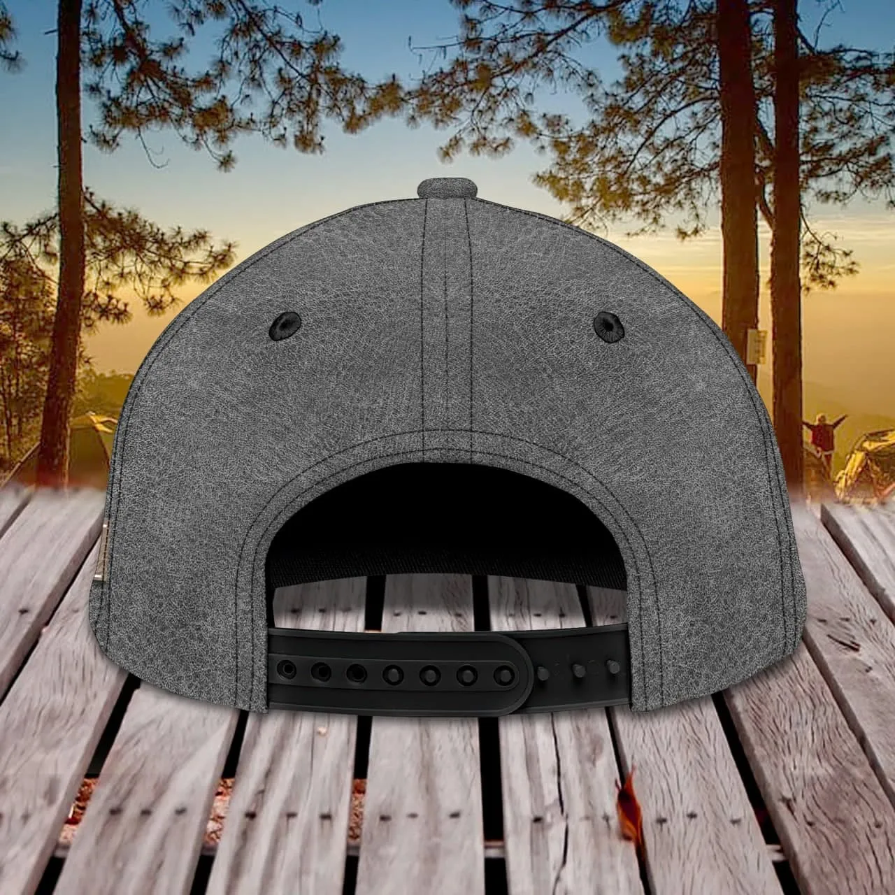 Man like Camping and Beer - Personalized Name Cap - Nmd 29