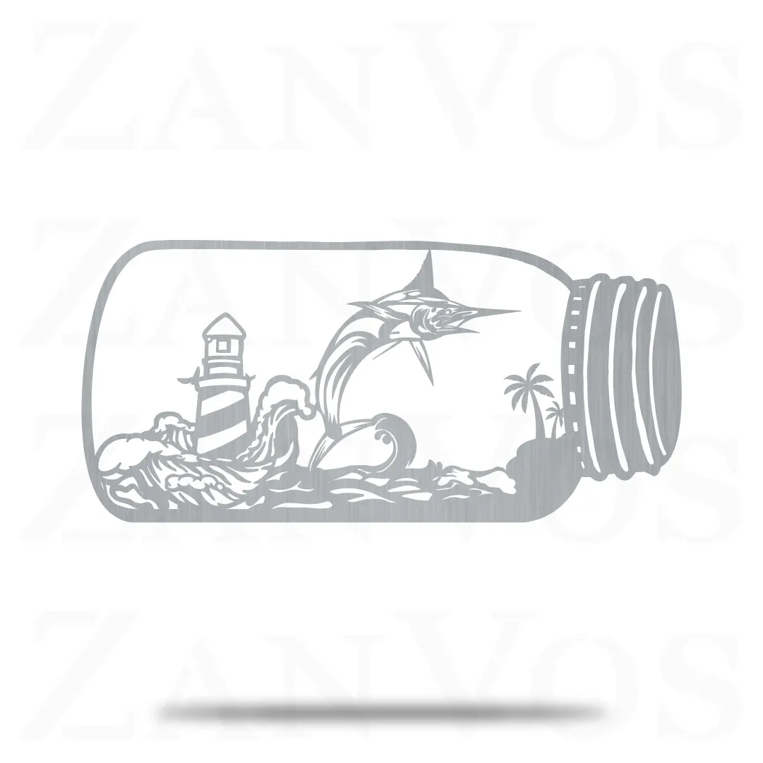Marlin Fish In The Jar