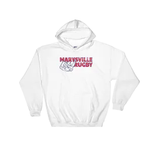 Marysville Rugby Grunge Hooded Sweatshirt