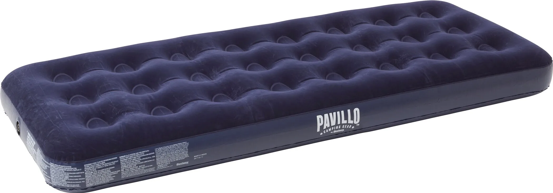 MCKINLEY Luftbett Single Velour für 1 Person