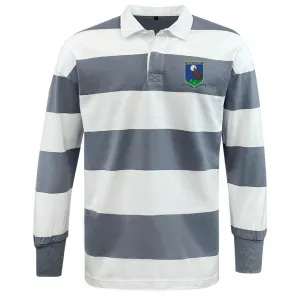 Media Rugby Classic Long Sleeve Hooped Rugby Jersey