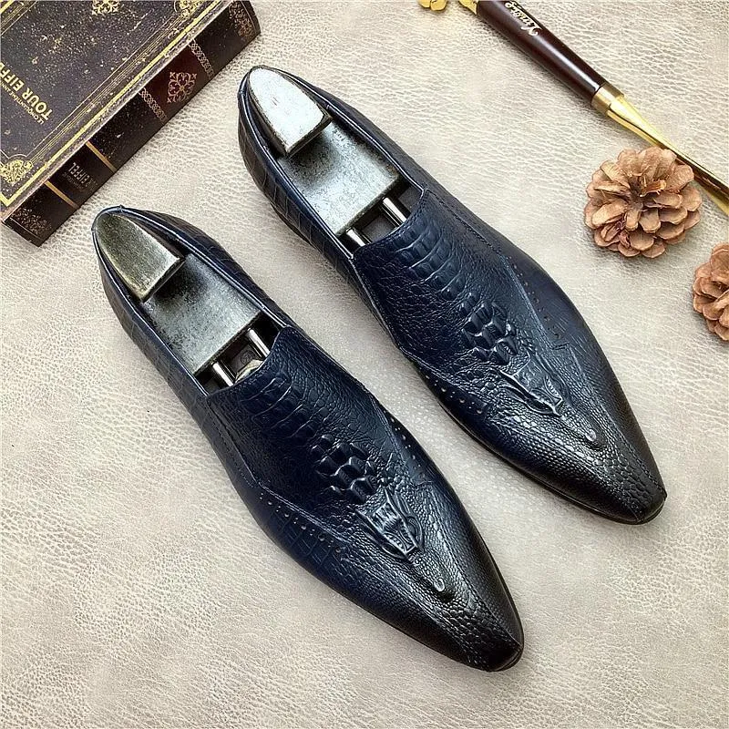Men Dress Shoes -  Basilio Pointed Toe Shoes