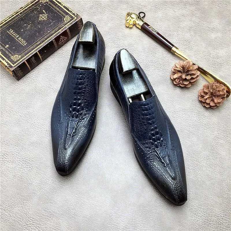 Men Dress Shoes -  Basilio Pointed Toe Shoes