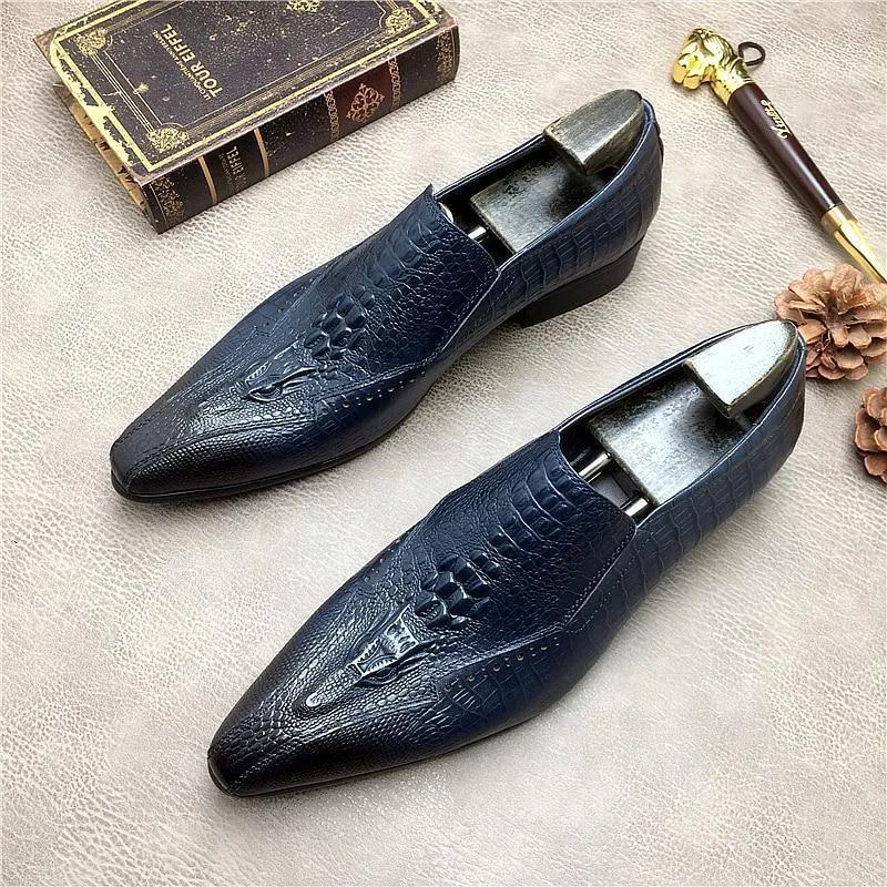Men Dress Shoes -  Basilio Pointed Toe Shoes