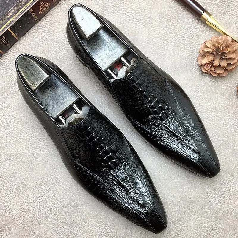 Men Dress Shoes -  Basilio Pointed Toe Shoes