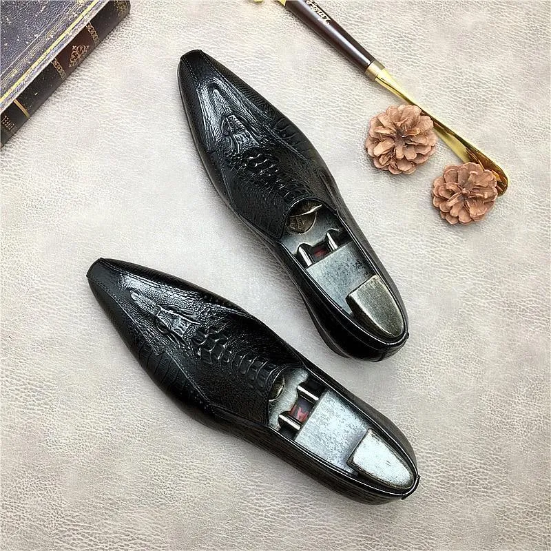 Men Dress Shoes -  Basilio Pointed Toe Shoes