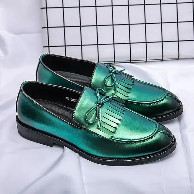 Men Dress Shoes Party Oxford British Loafers
