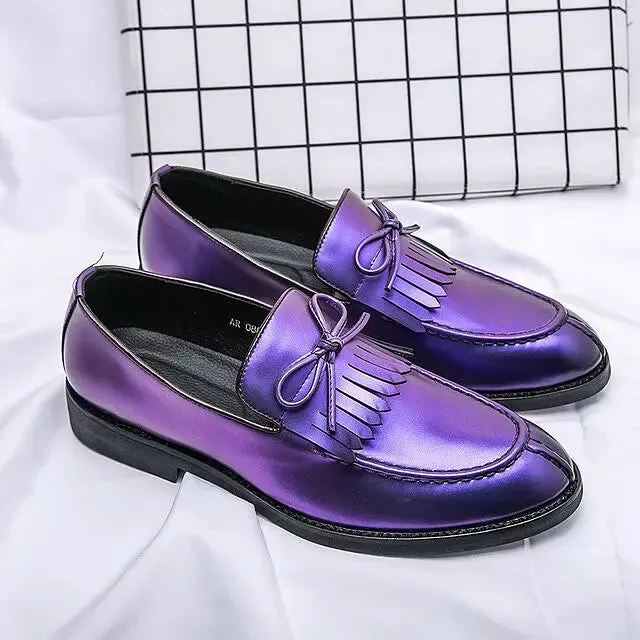 Men Dress Shoes Party Oxford British Loafers