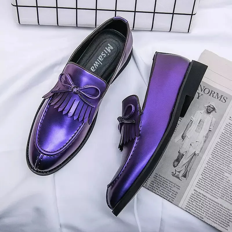 Men Dress Shoes Party Oxford British Loafers