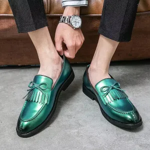 Men Dress Shoes Party Oxford British Loafers