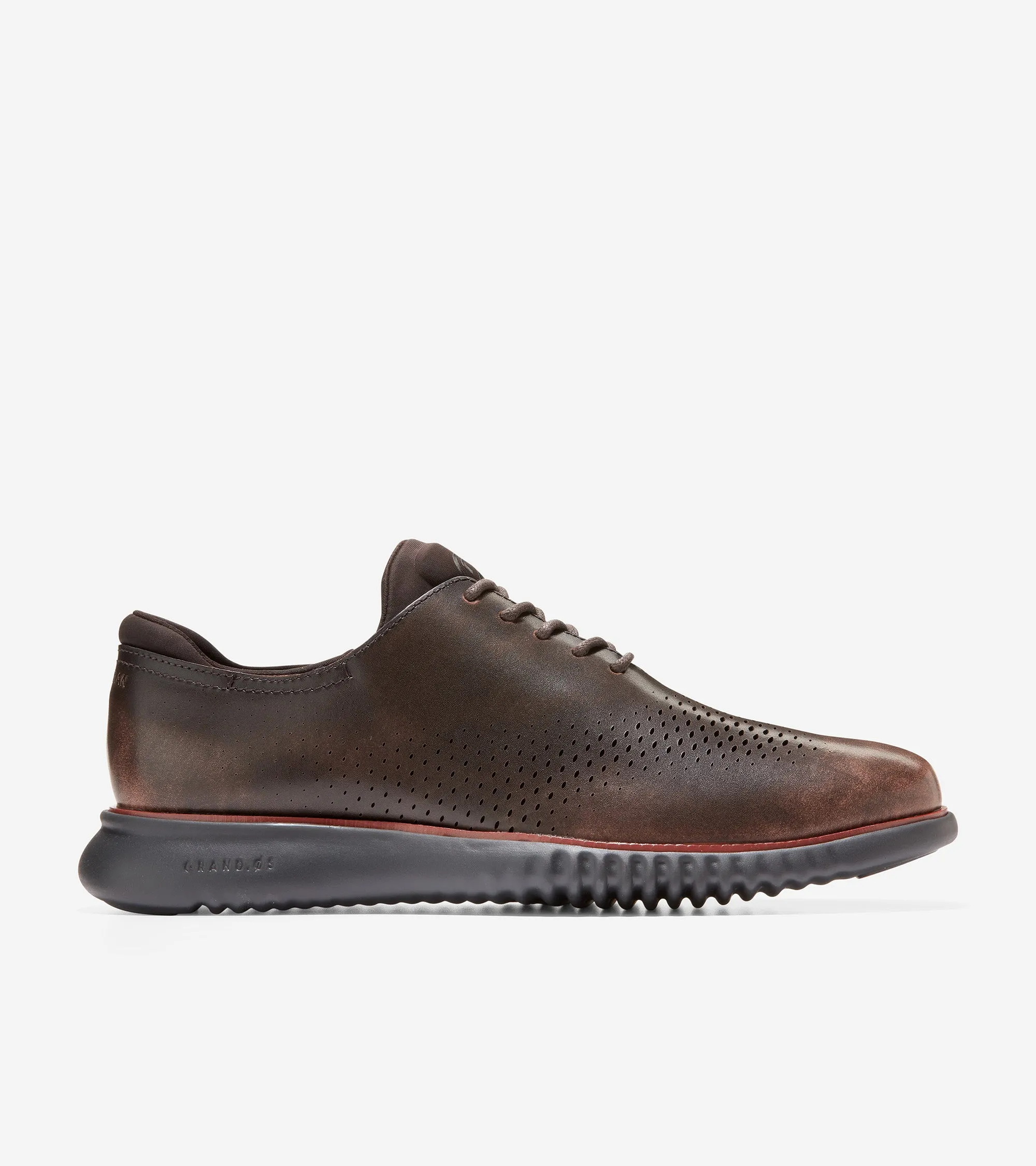 Men's 2.ZERØGRAND Lined Laser Wingtip Oxford