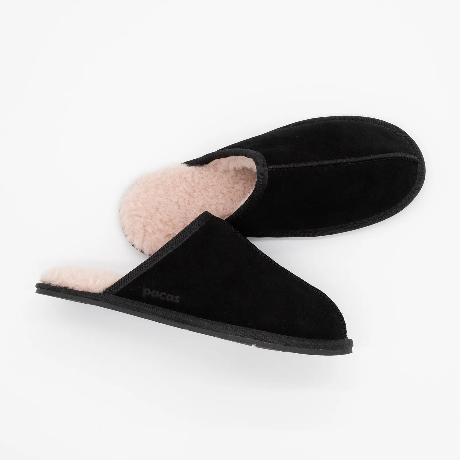 Men's Alpaca Lined Slide Slipper