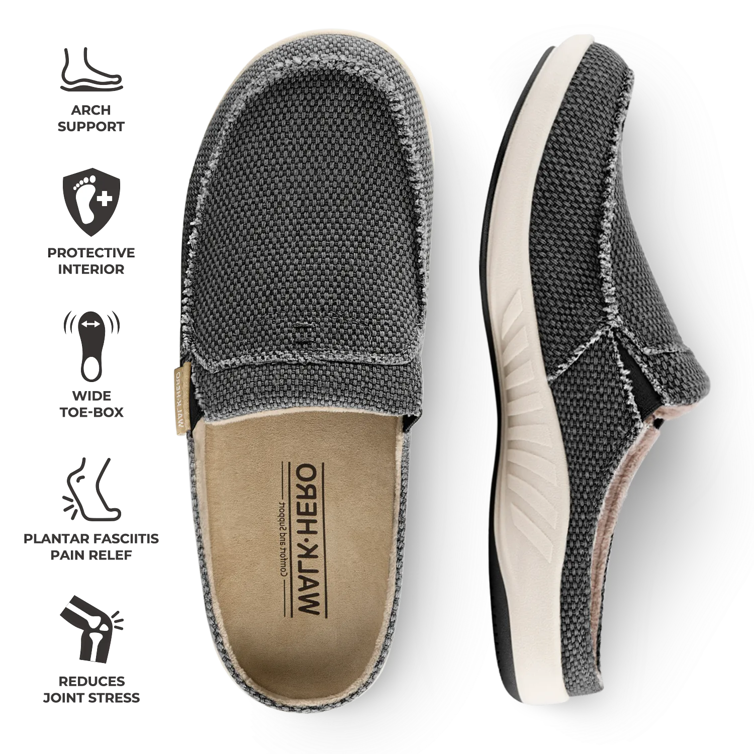 Men's Arch Support Slippers - Buy 1 Get 1 Free