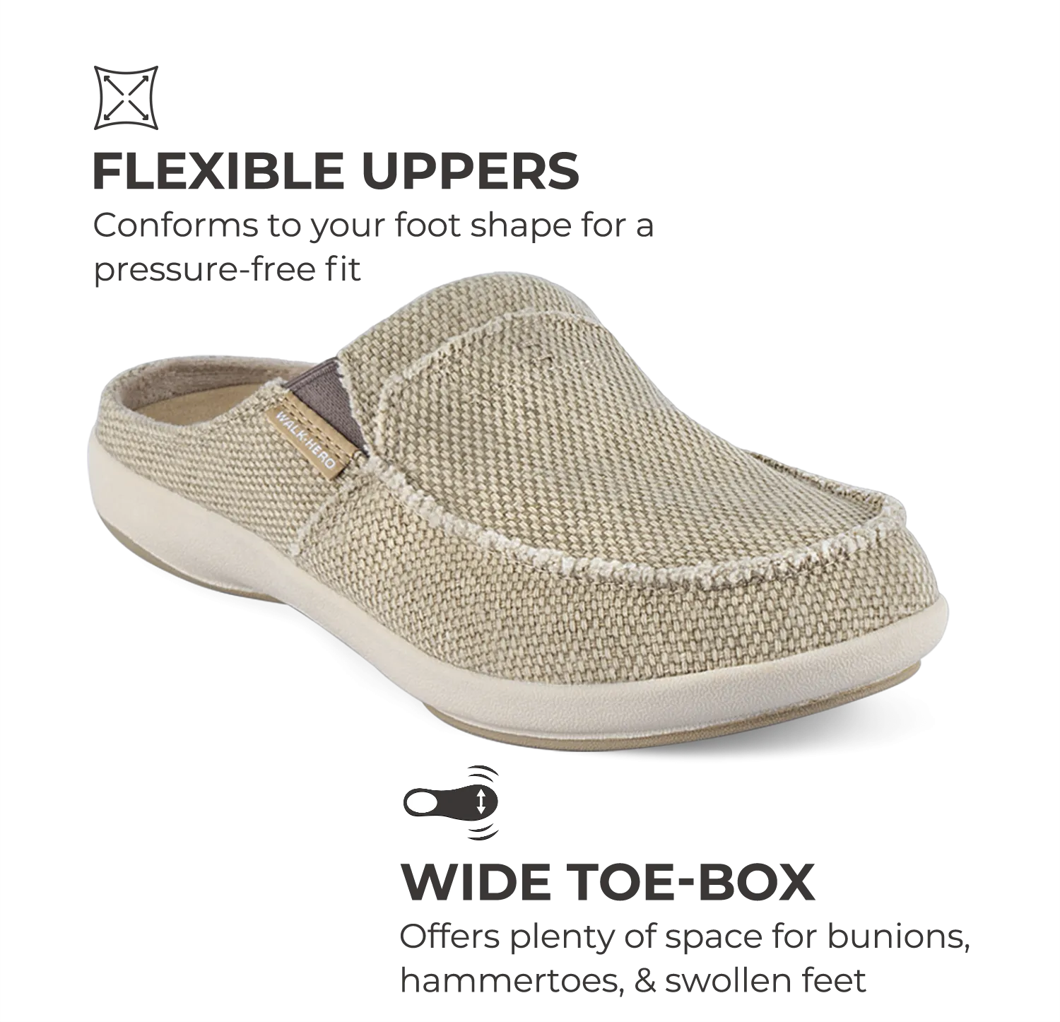 Men's Arch Support Slippers - Buy 1 Get 1 Free