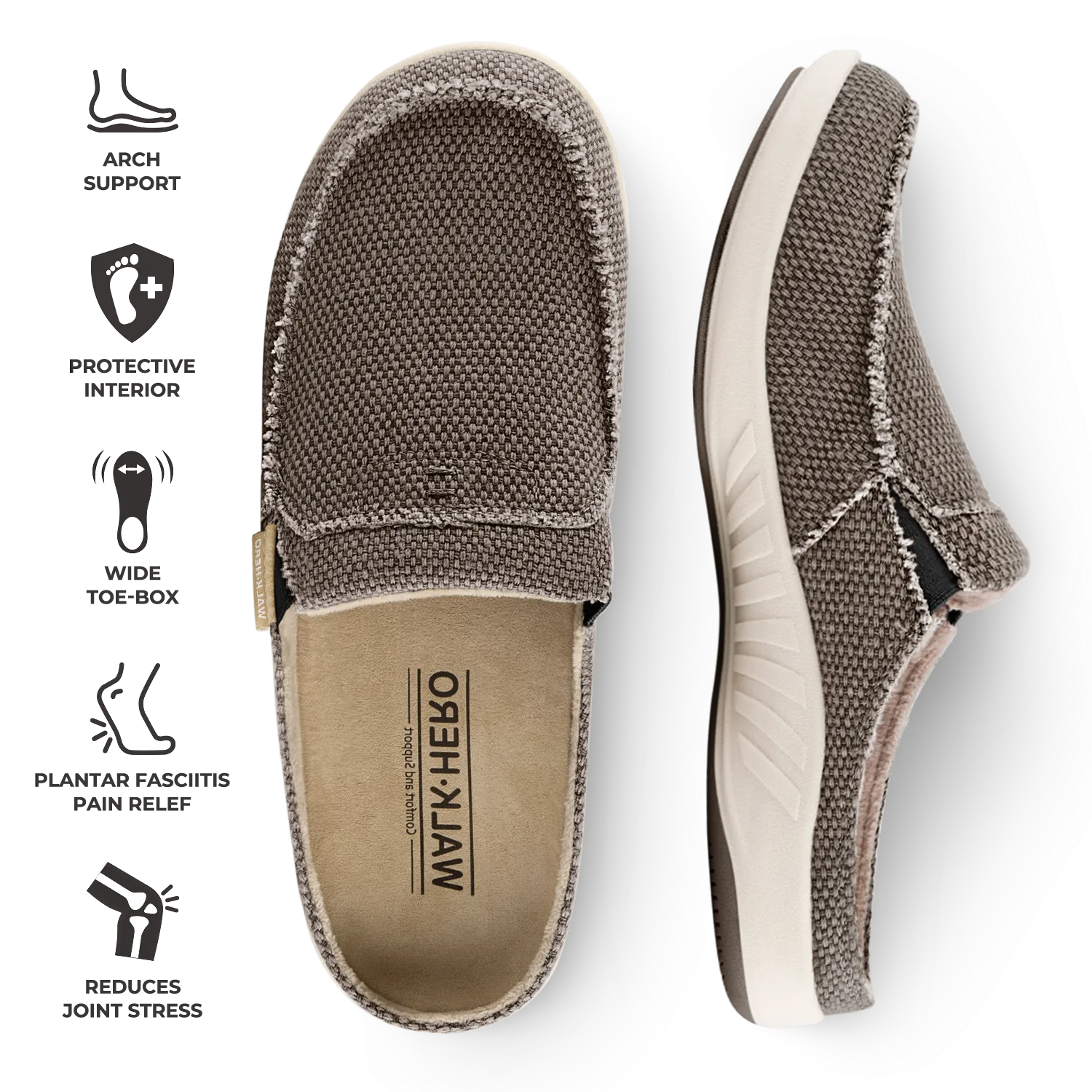 Men's Arch Support Slippers - Buy 1 Get 1 Free