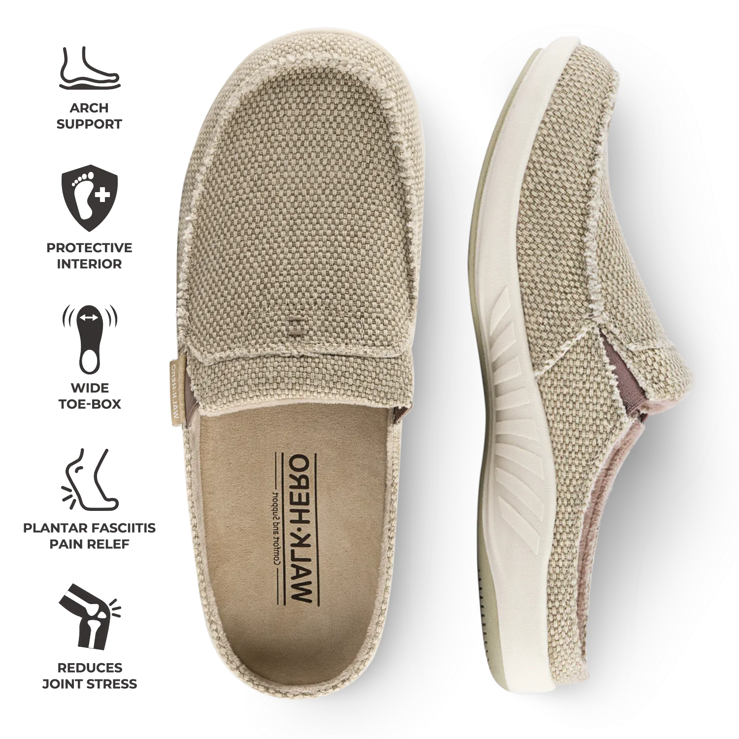 Men's Arch Support Slippers - Buy 1 Get 1 Free