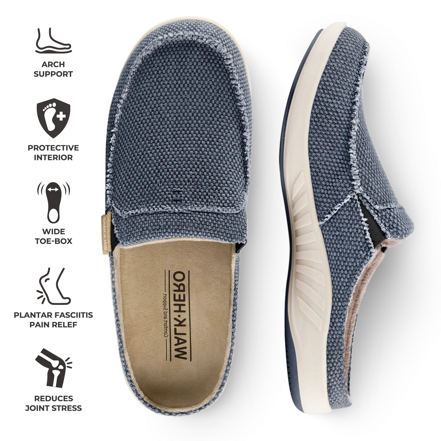 Men's Arch Support Slippers - Buy 1 Get 1 Free