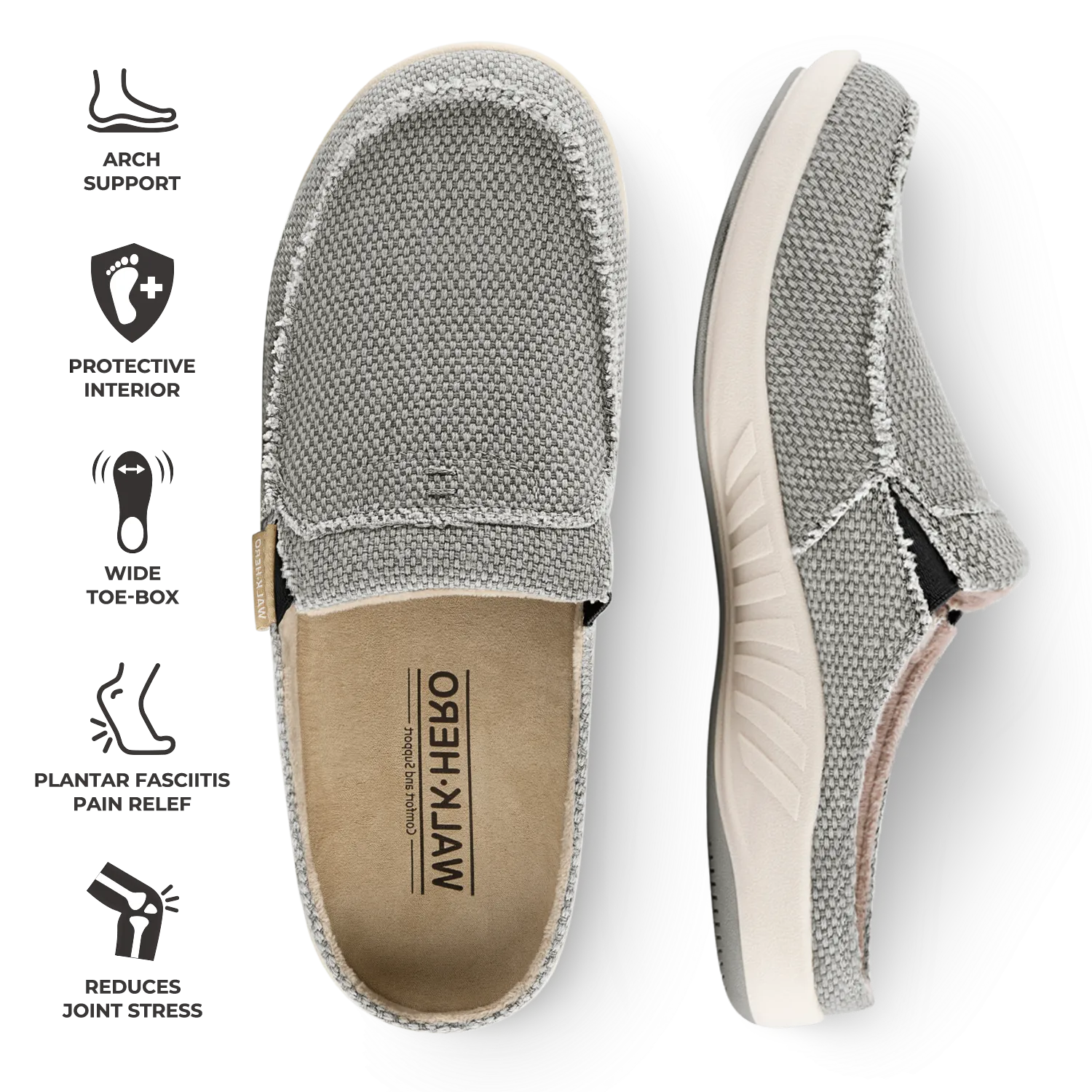Men's Arch Support Slippers - Buy 1 Get 1 Free