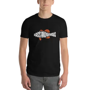 Men's BA Grunge White/Red SwimLogo Short-Sleeve T-Shirt