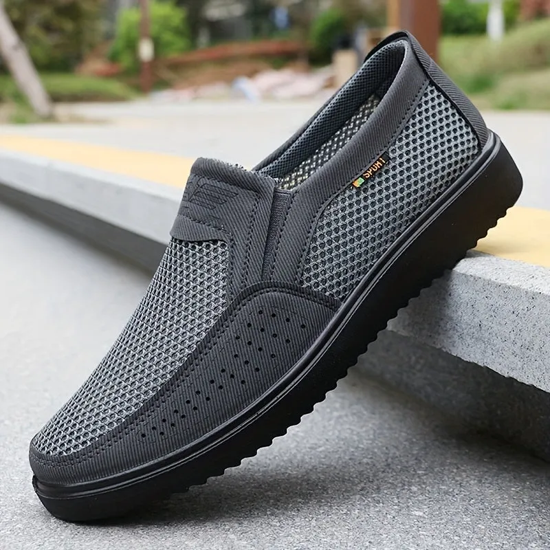 Men's Breathable Slip-On Casual Shoes -