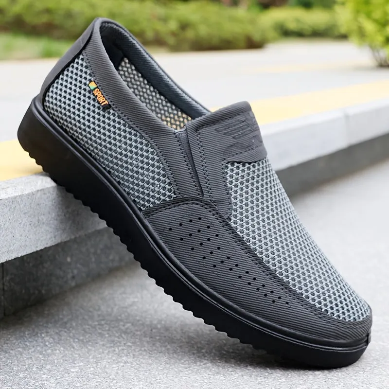 Men's Breathable Slip-On Casual Shoes -