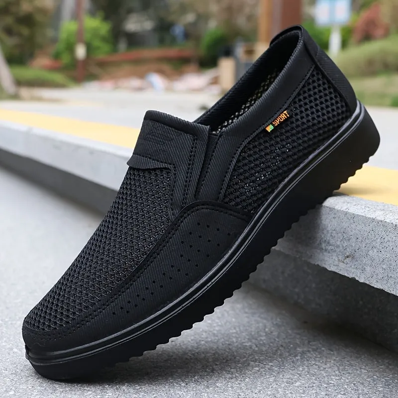 Men's Breathable Slip-On Casual Shoes -