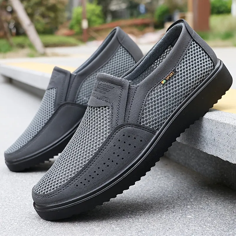 Men's Breathable Slip-On Casual Shoes -