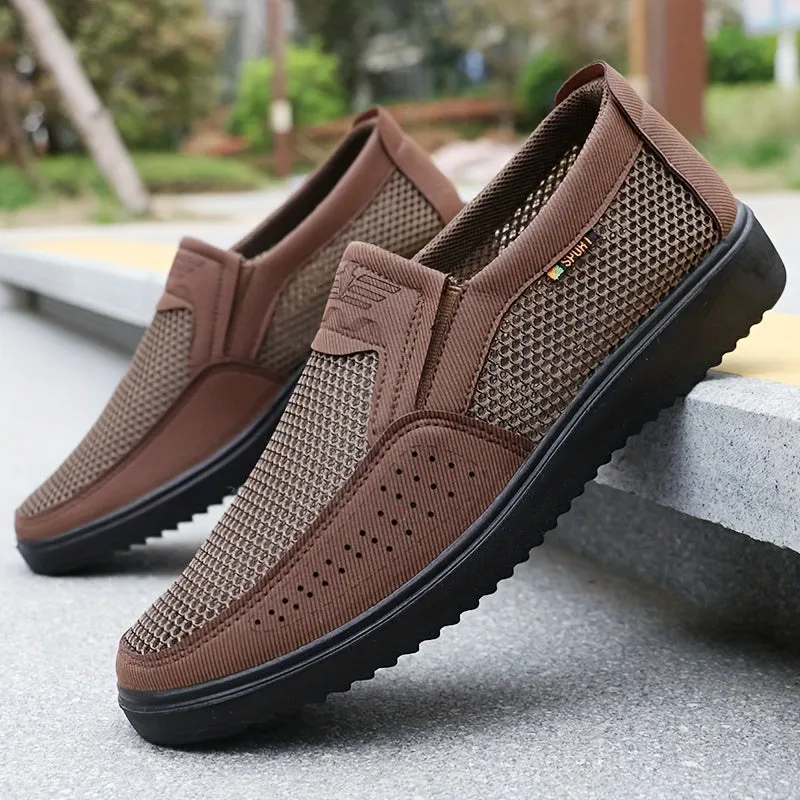 Men's Breathable Slip-On Casual Shoes -