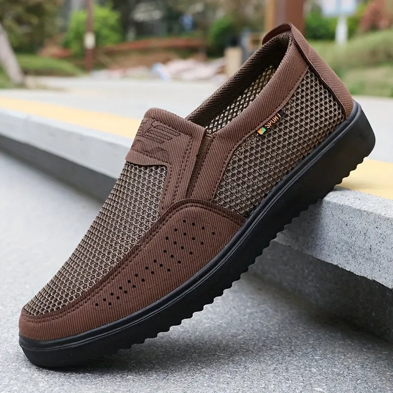 Men's Breathable Slip-On Casual Shoes -