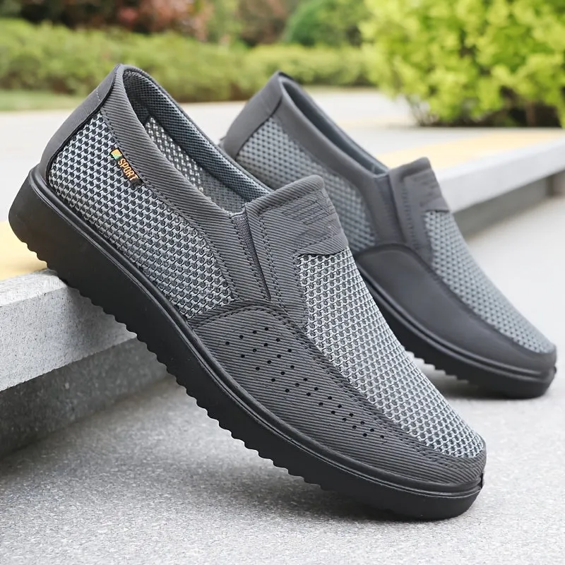 Men's Breathable Slip-On Casual Shoes -