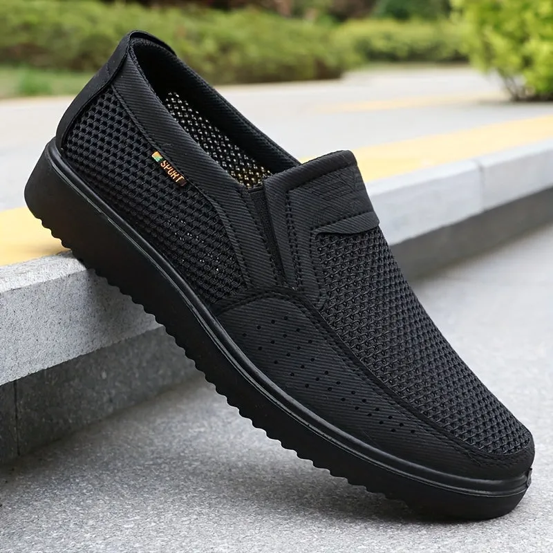 Men's Breathable Slip-On Casual Shoes -