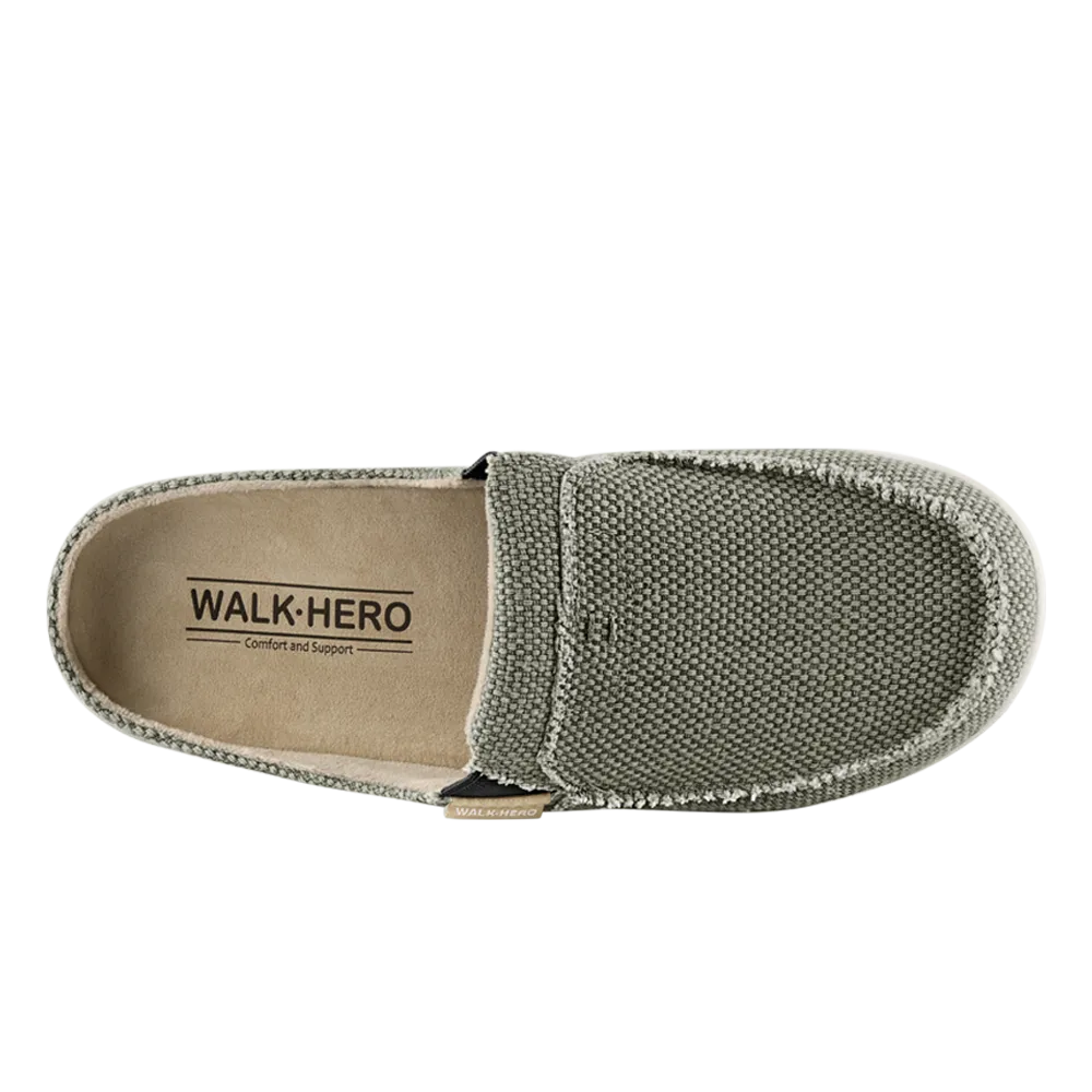 Men's Canvas Arch Support Slippers - BOGO