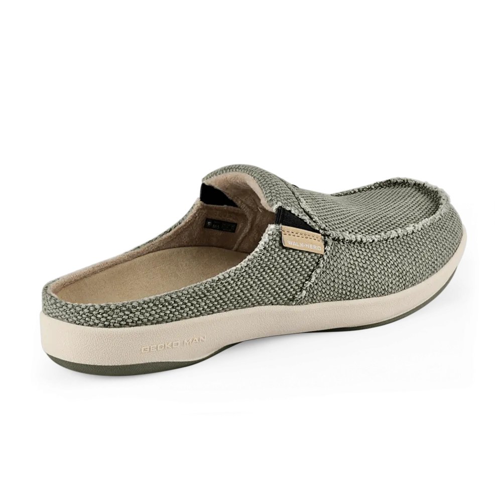 Men's Canvas Arch Support Slippers - BOGO