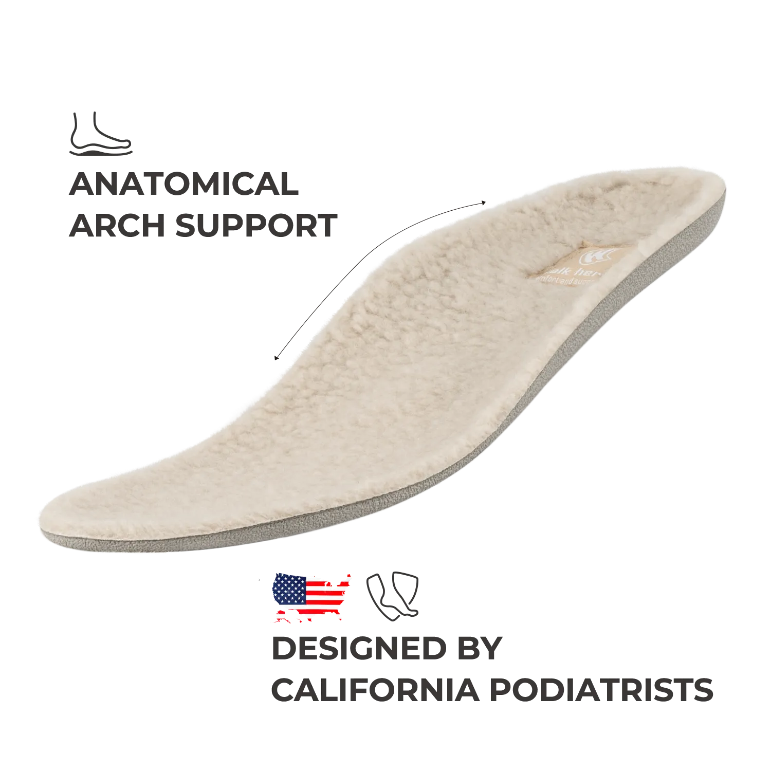 Men's Canvas Arch Support Slippers