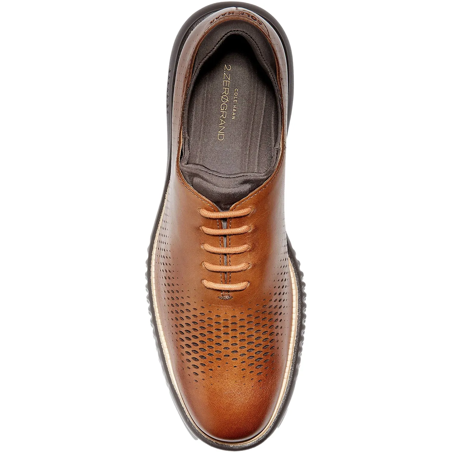 Men's Cole Haan 2.ZERØGRAND Laser Wingtip British Tan/Java Leather