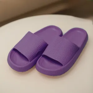 Mens Cushion Slides - Cloud Slides Deep Purple