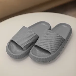 Mens Cushion Slides - Cloud Slides Grey mens