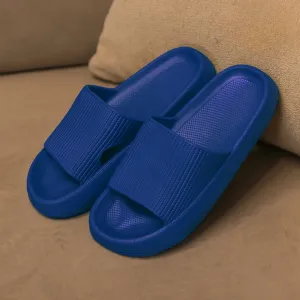 Mens Cushion Slides - Cloud Slides Royal Blue