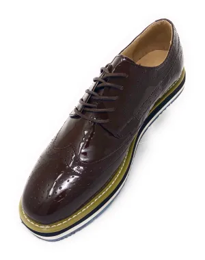 Men's Leather Shoes - Spirit Brown - Fashion-Mens
