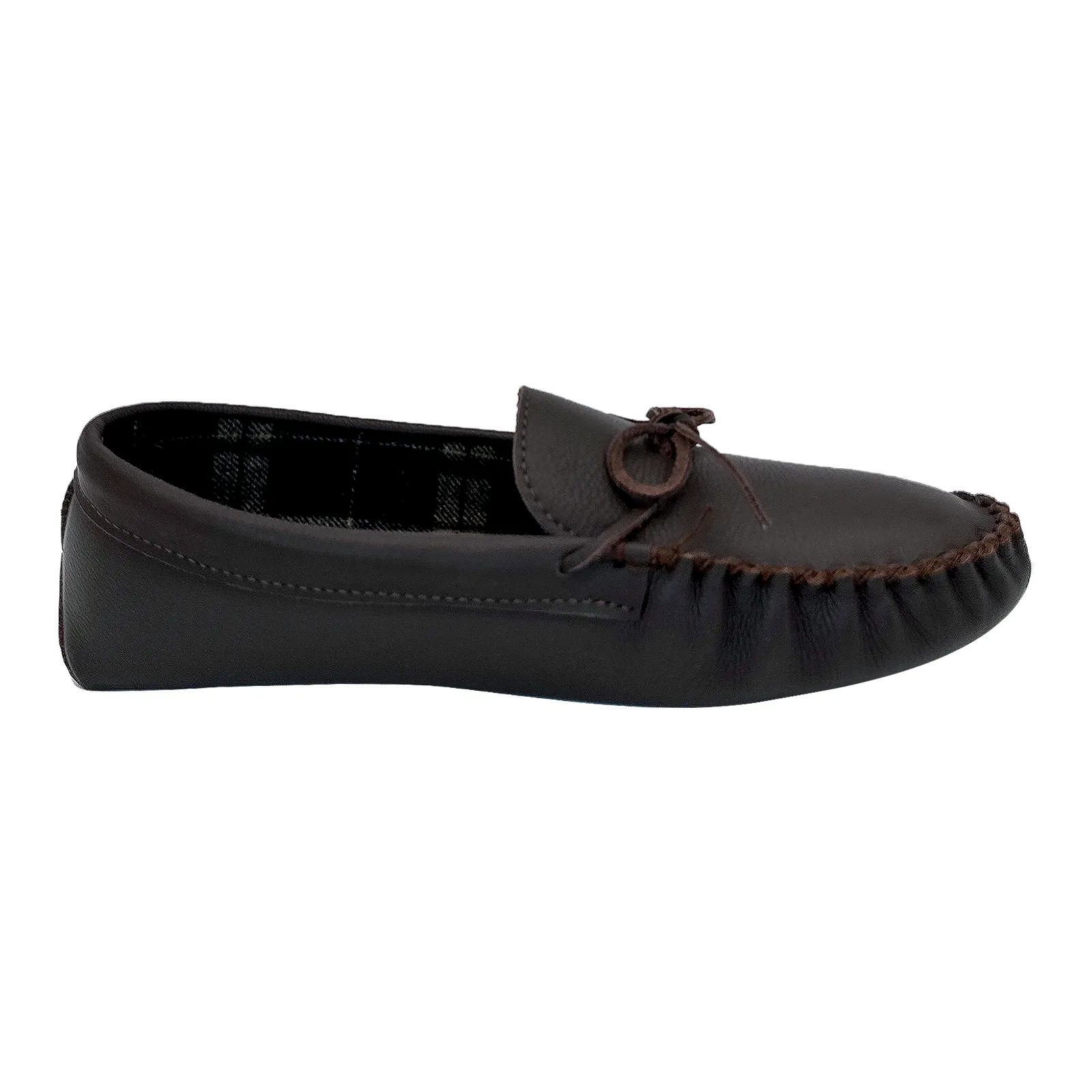 Men's Lined Leather Moccasins Slippers (Final Clearance)