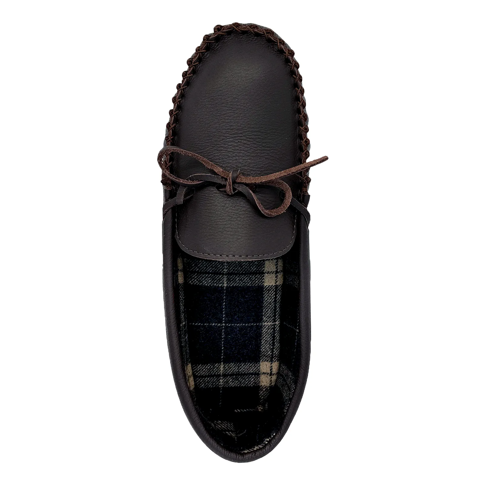 Men's Lined Leather Moccasins Slippers (Final Clearance)