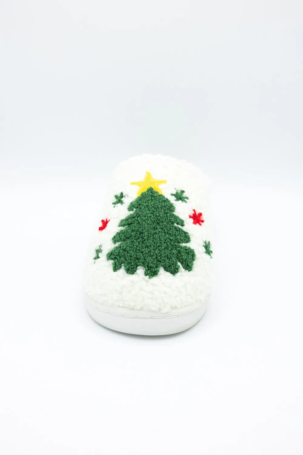 MIA Christmas Tree Slippers for Women in Cream | GS1412401-XMASTREE