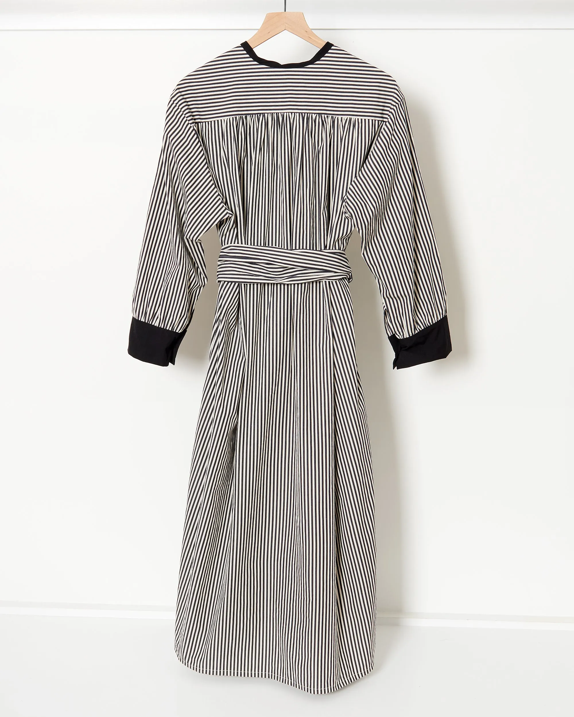 Mia Dress Black Stripe