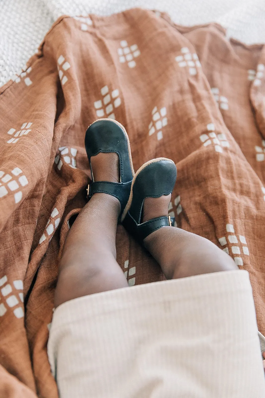 Midnight - Mary Jane US Size 1-4 - Soft Sole