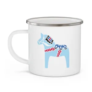 Midsummer Dala Horse Camping Mug