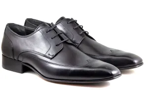 Mirage Men's Black Dress  Wingtip Lace Up Shoes 5798
